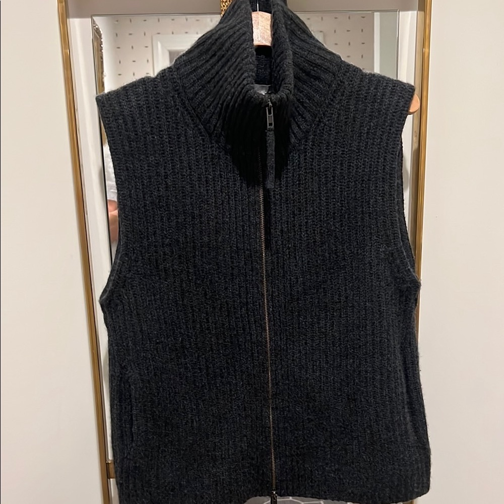 NakedCashmere Zip Up Sweater Tank
